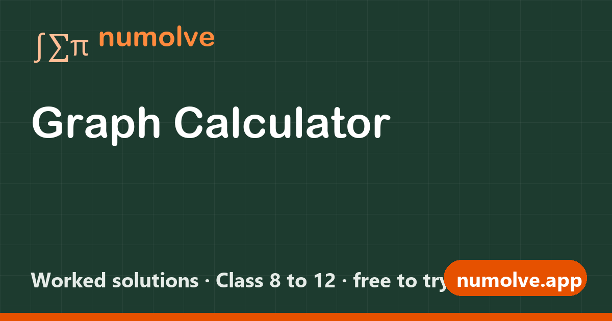 Graph Calculator with Steps | numolve